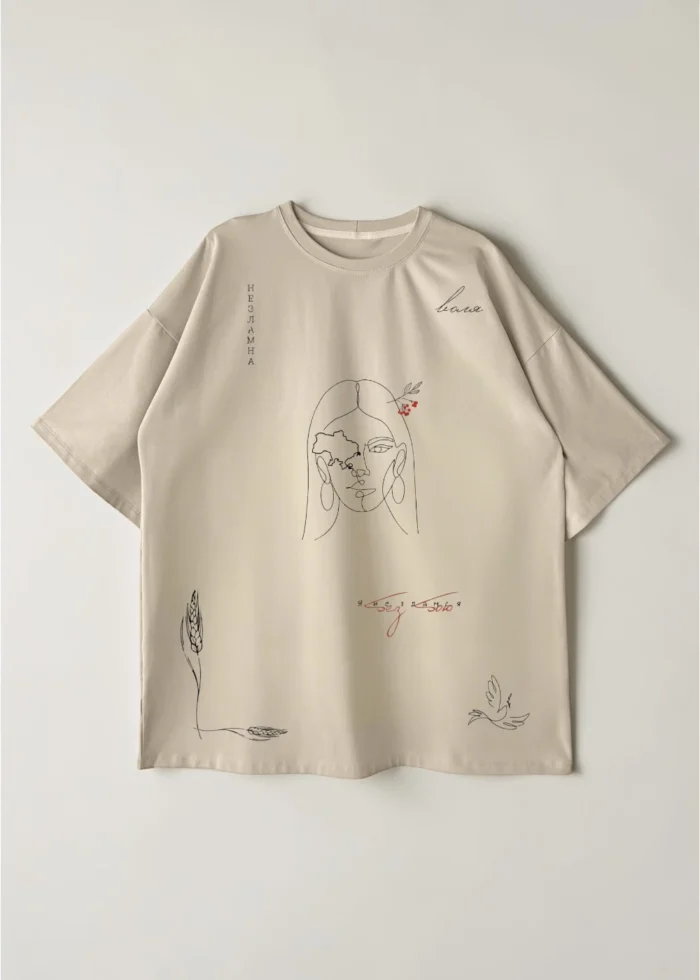 Футболка ОВЕРСАЙЗ Український стиль - Зображення 3