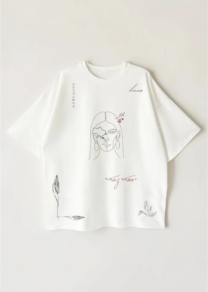 Футболка ОВЕРСАЙЗ Український стиль - Зображення 4