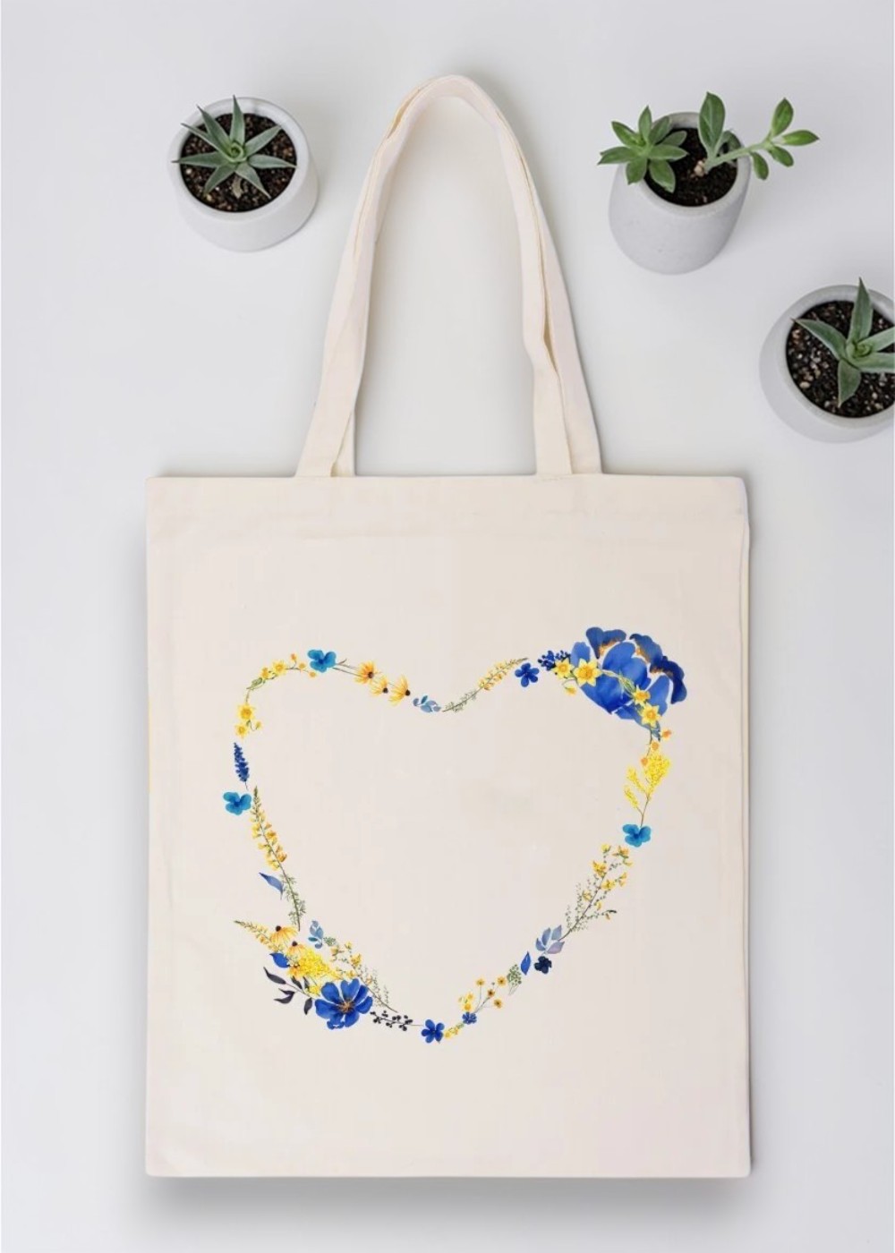 Шопер _The flower heart of Ukraine_ Шопер "The flower heart of Ukraine" - Зображення 1