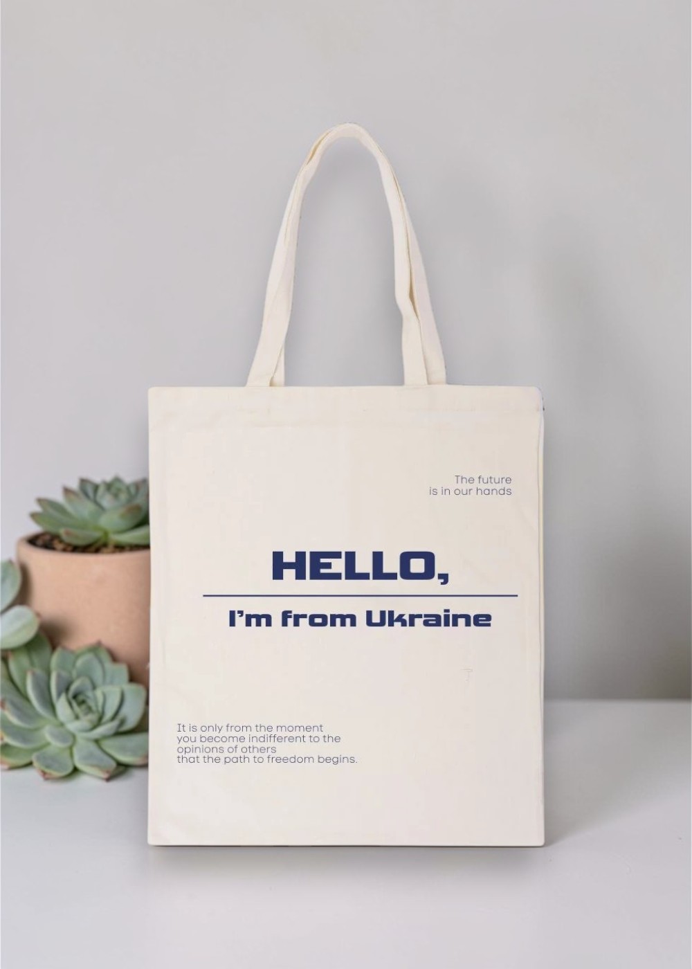 Шопер _Hello, I'm from Ukraine_ Шопер "Hello, I'm from Ukraine" - Зображення 1