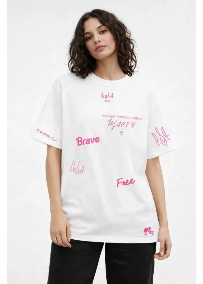 Футболка Українська у стилі Барбі - Зображення 2