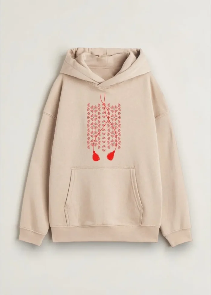 Худі дитячий Червоні китиці - Зображення 2