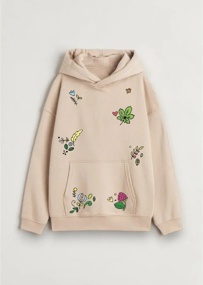 Худі дитячий Листочки-квіточки - Зображення 2