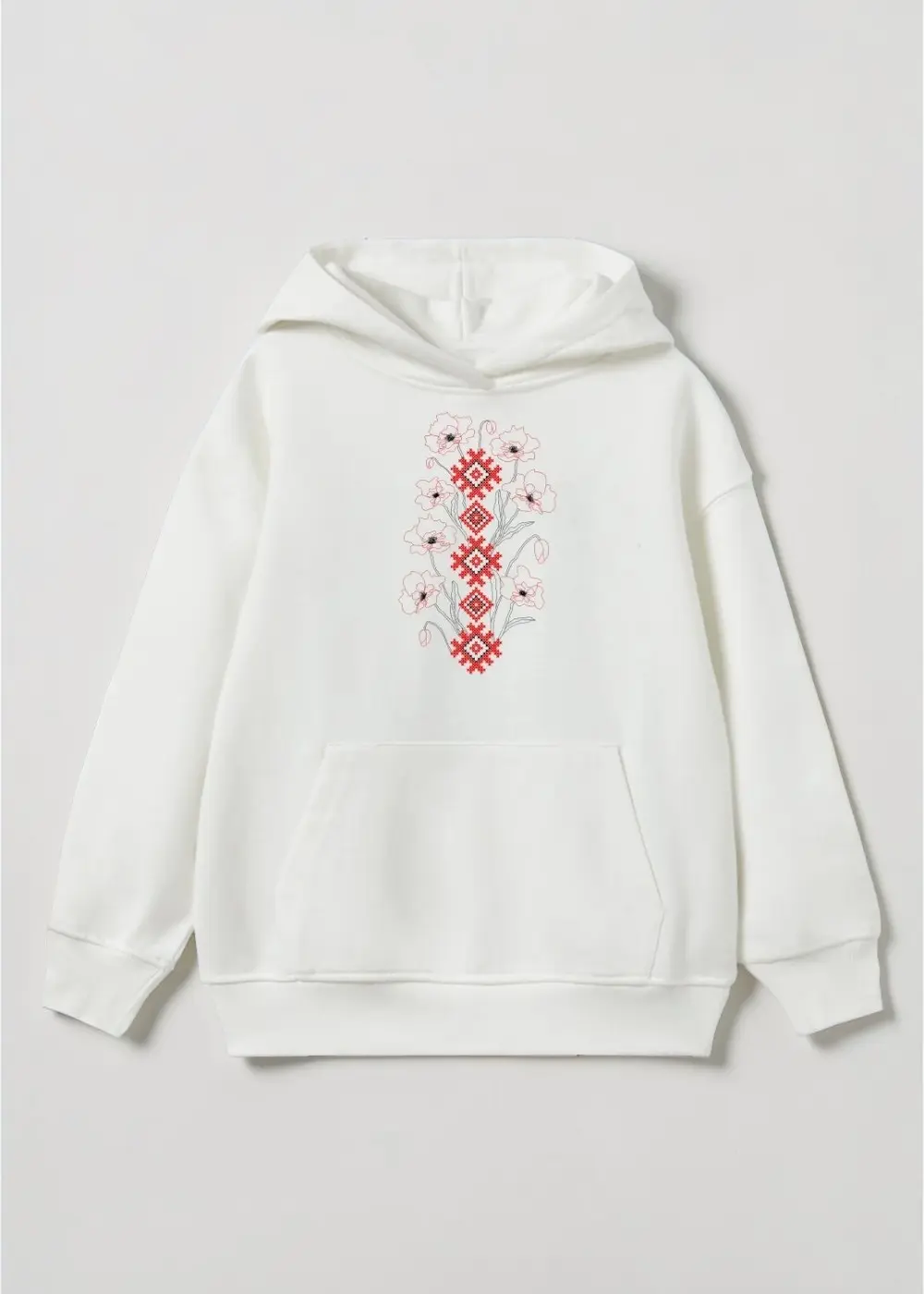 Худі дитячий Макова вишиванка 1 Худі дитячий Макова вишиванка - Зображення 1