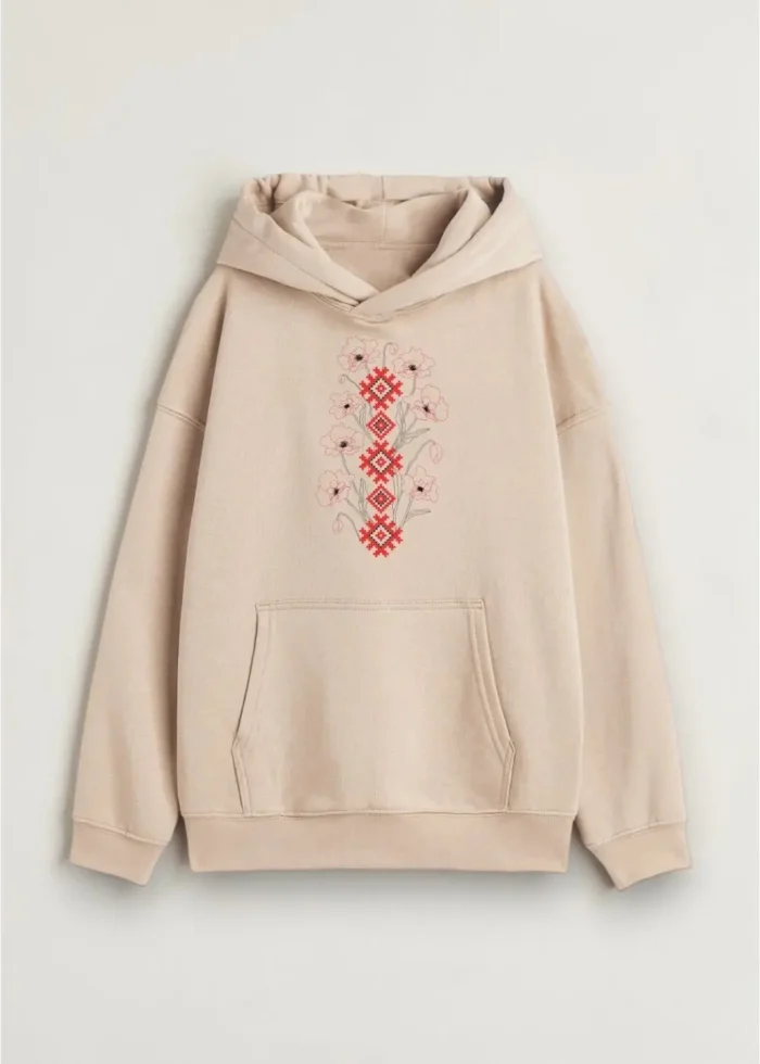 Худі дитячий Макова вишиванка - Зображення 2