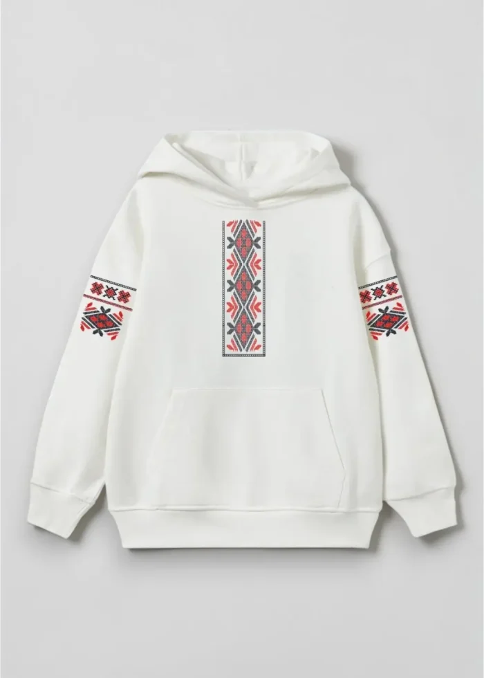 Худі дитячий Вишиванка Комірець предків - Зображення 2