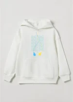 Худі дитячий Жовто-блакитні китиці