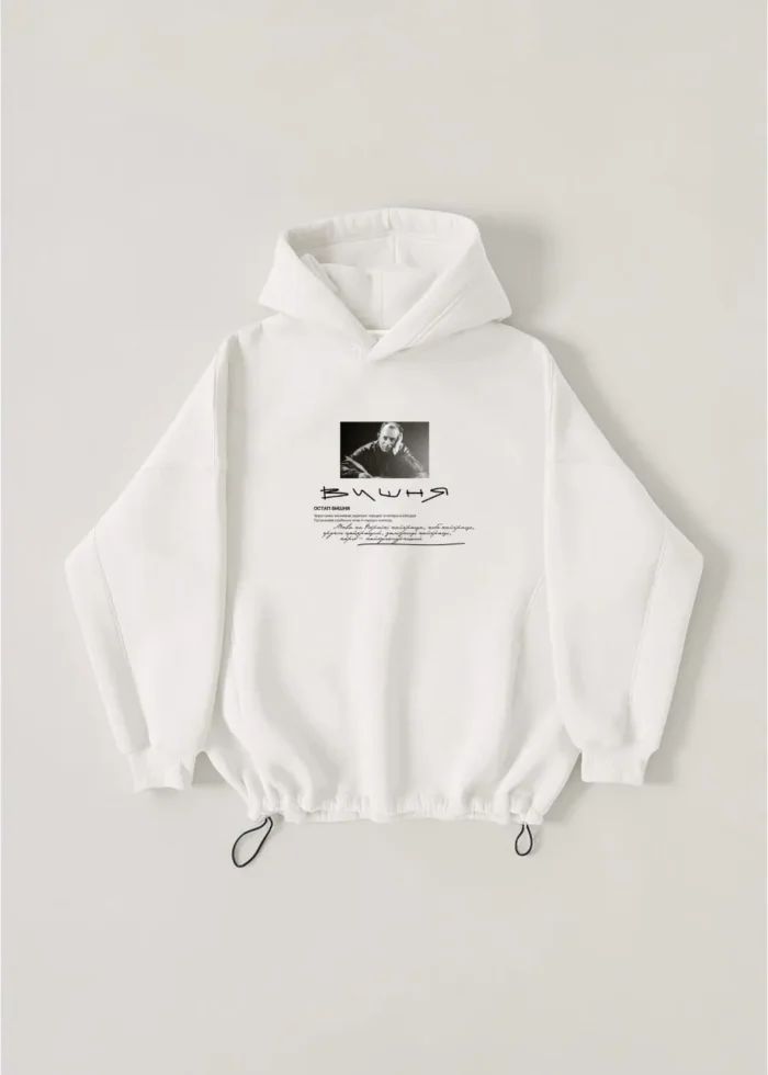 Худі оверсайз БУДИНОК СЛОВО Вишня - Зображення 2