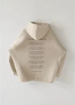 Худі оверсайз РЯДКИ НА ТІЛІ Сосюра Так ніхто не кохав - Зображення 2