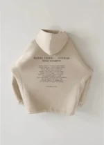 Худі оверсайз РЯДКИ НА ТІЛІ Стус Терпи, терпи — терпець тебе шліфує - Зображення 2