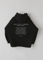 Худі оверсайз РЯДКИ НА ТІЛІ Стус Терпи, терпи — терпець тебе шліфує - Зображення 3