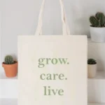 Шопер "Grow, care, live"