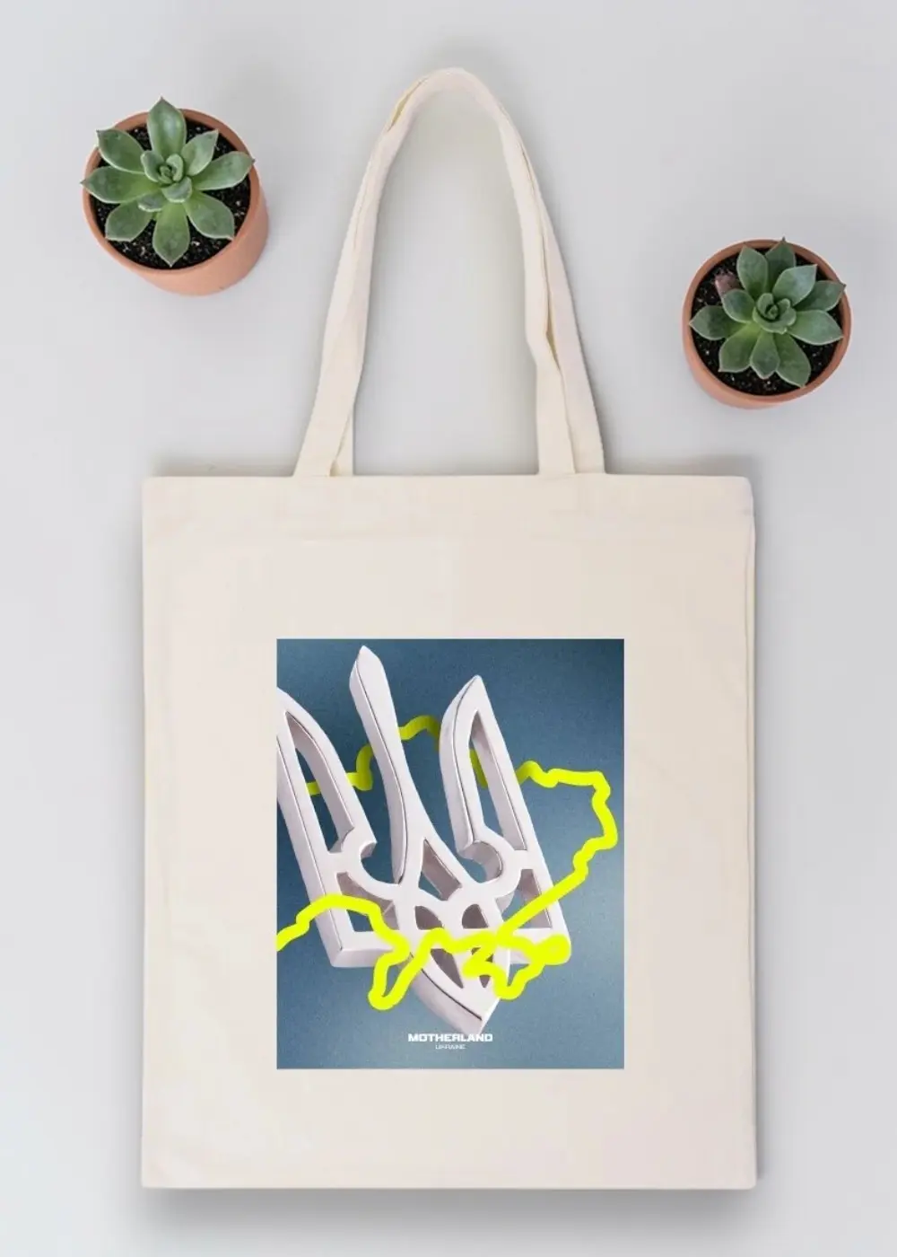 Шопер _Motherland Ukraine герб_ Шопер "Motherland Ukraine герб" - Зображення 1